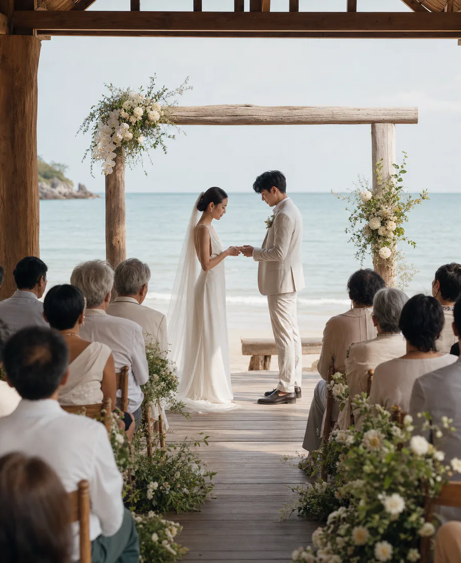 พิธีริมทะเล ศาลาเปิดโล่ง — ภาพที่ 2